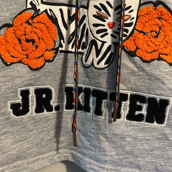 Paul & Joe Sister cropped hoodie- size 0 - Picture 3 of 5